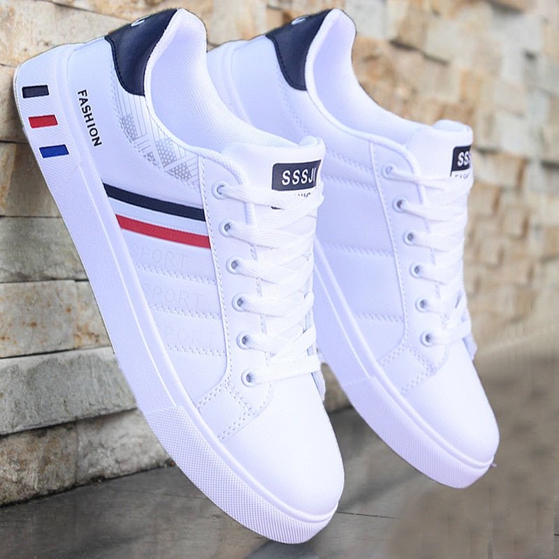 Lente Casual Sneakers met Contrasterende Accent (Heren)