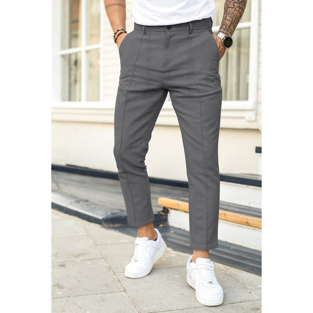 Pantalon Casual Élégant de Printemps pour Homme Coupe Confortable (Homme)