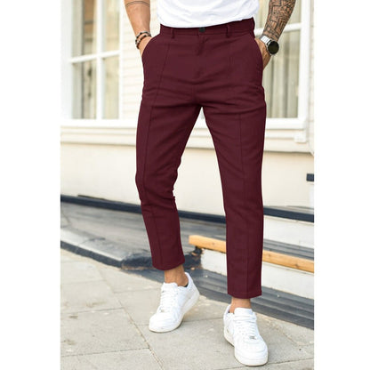 Pantalon Casual Élégant de Printemps pour Homme Coupe Confortable (Homme)