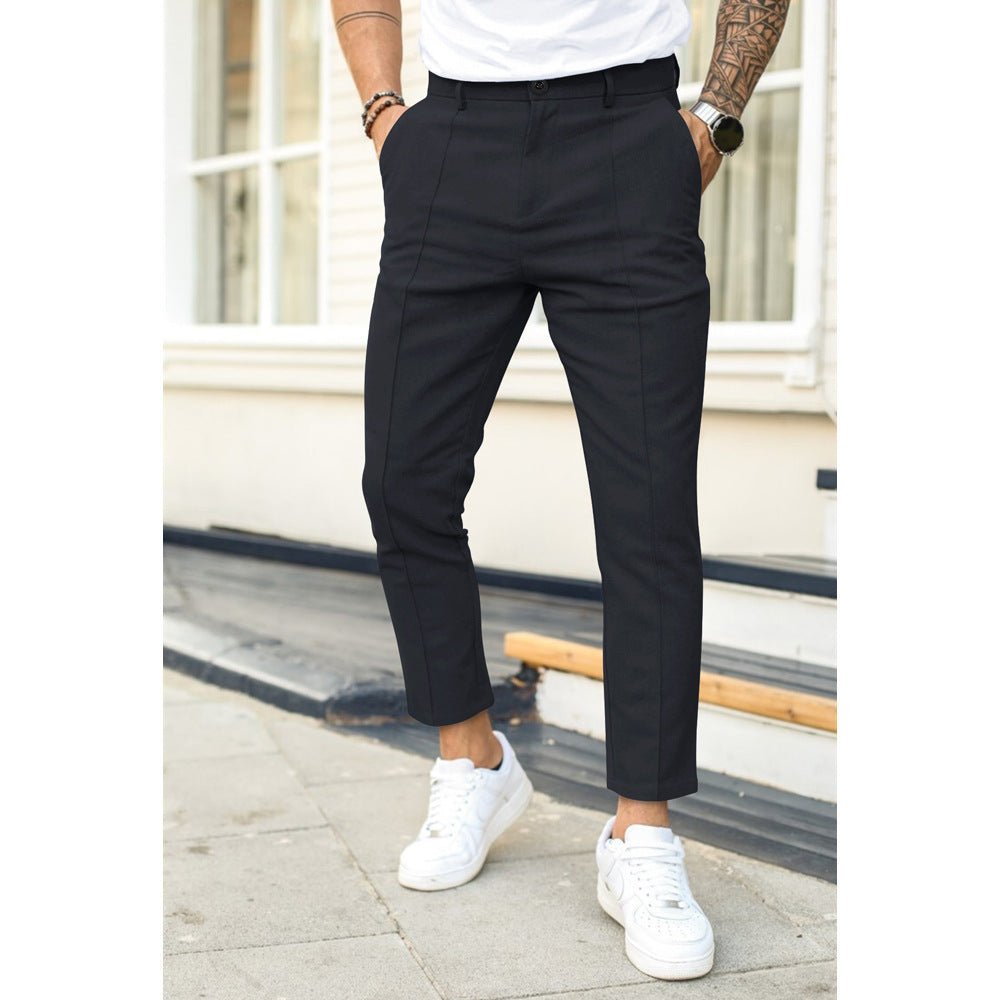 Pantalon Casual Élégant de Printemps pour Homme Coupe Confortable (Homme)