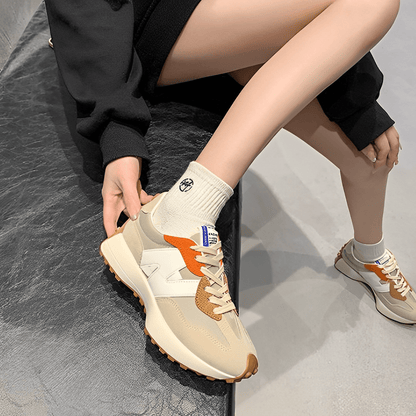 Wiosenne Damskie Sneakersy Sportowo-Casual w Stylu Miejskim (Damskie)