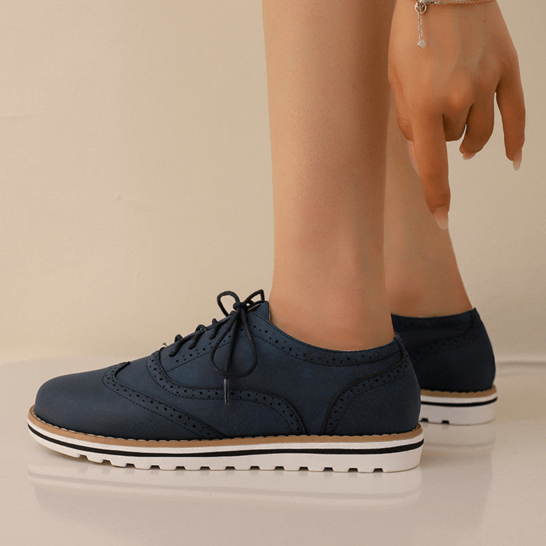 Wiosenne Eleganckie Półbuty Sznurowane (Damskie)