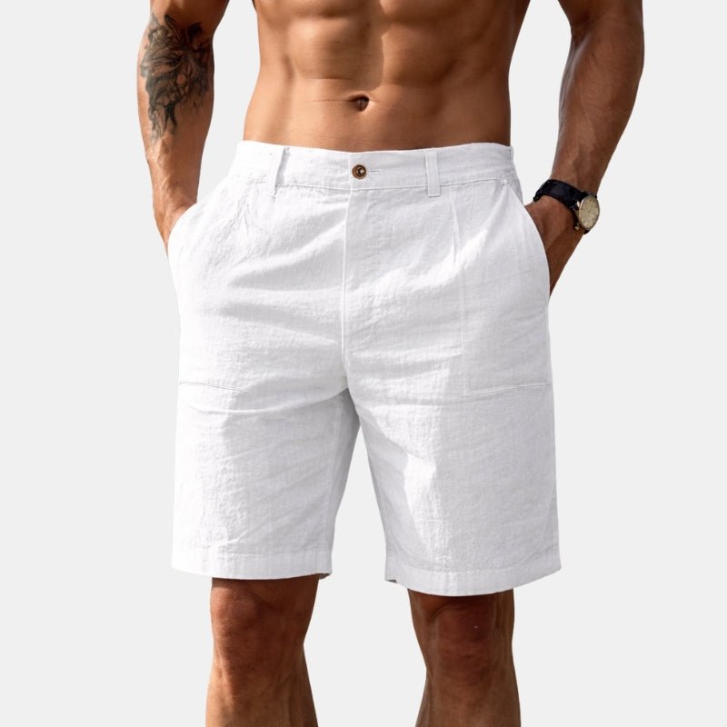 Wiosenne Eleganckie Szorty Casual Dopasowane (Męskie)