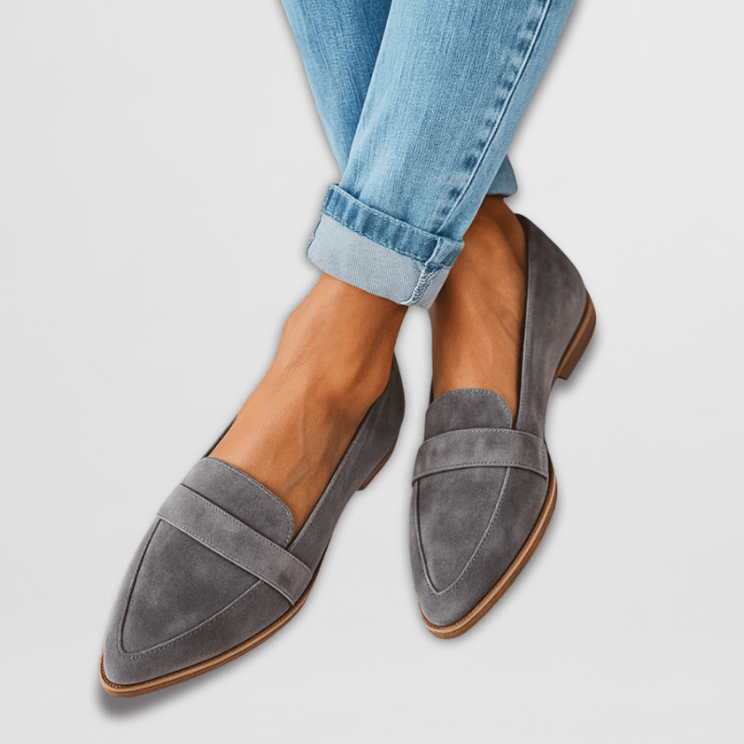 Damskie Letnie Eleganckie Wsuwane Mokasyny