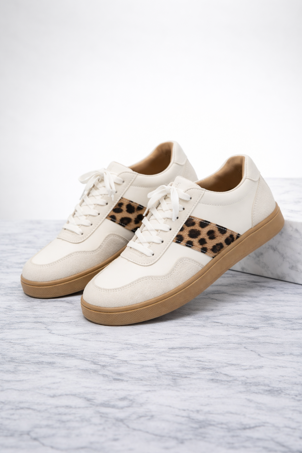 Wiosenne Sneakersy Casual z Motywem Zwierzęcym (Damskie)