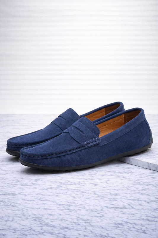 Wiosenne Zamszowe Mokasyny na Co Dzień (Męskie)