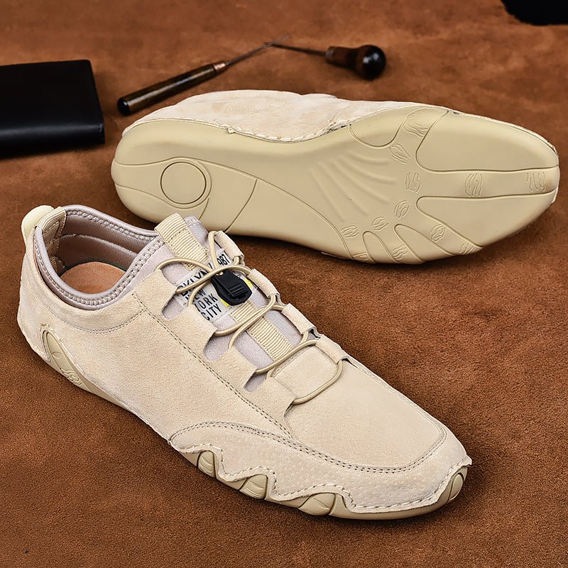 Wiosenne Zamszowe Mokasyny z Elastycznym Dopasowaniem (Męskie)