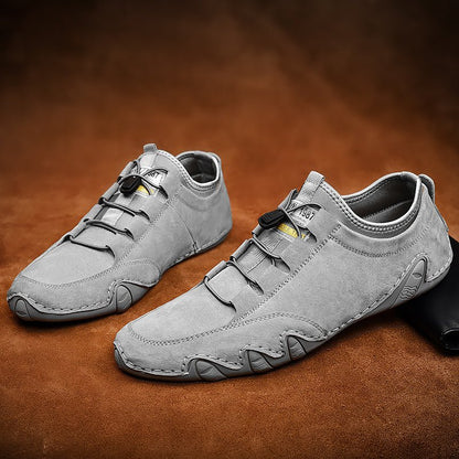 Wiosenne Zamszowe Mokasyny z Elastycznym Dopasowaniem (Męskie)