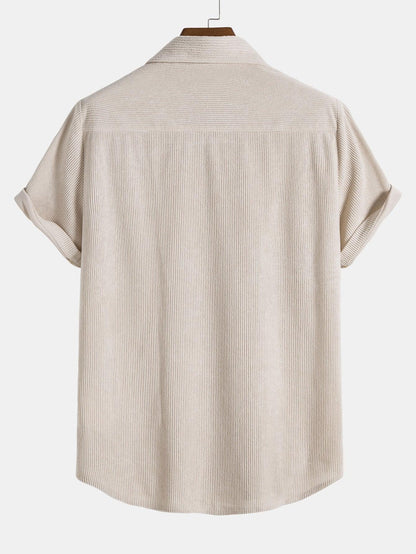 Wiosenny Casualowy Zestaw Dwuczęściowy z Krótkim Rękawem (Męski)