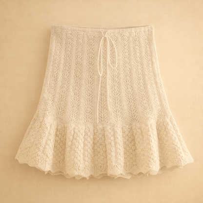 Wiosenny Elegancki Komplet Top i Spódnica (Damskie)