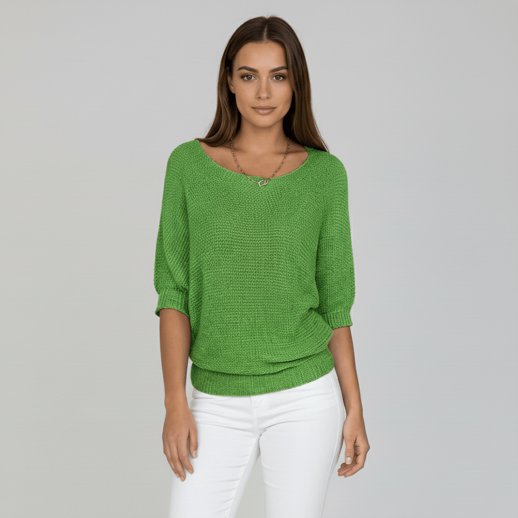 Pull élégant printanier à motif délicat (Femme)