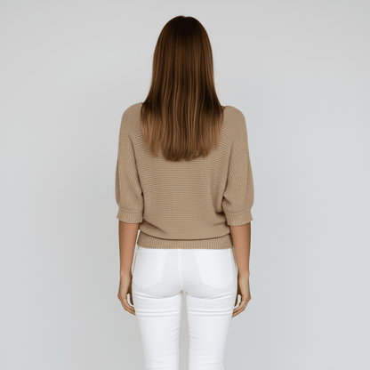 Pull élégant printanier à motif délicat (Femme)