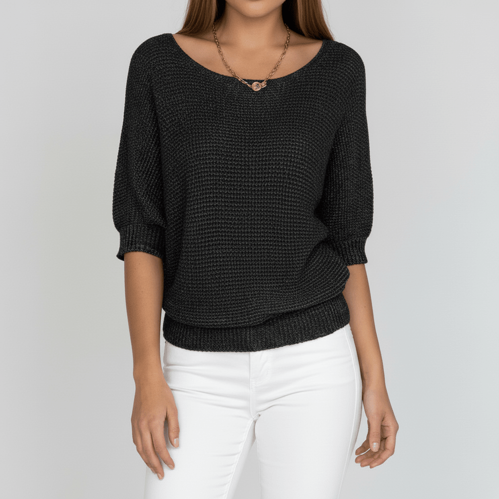 Pull élégant printanier à motif délicat (Femme)