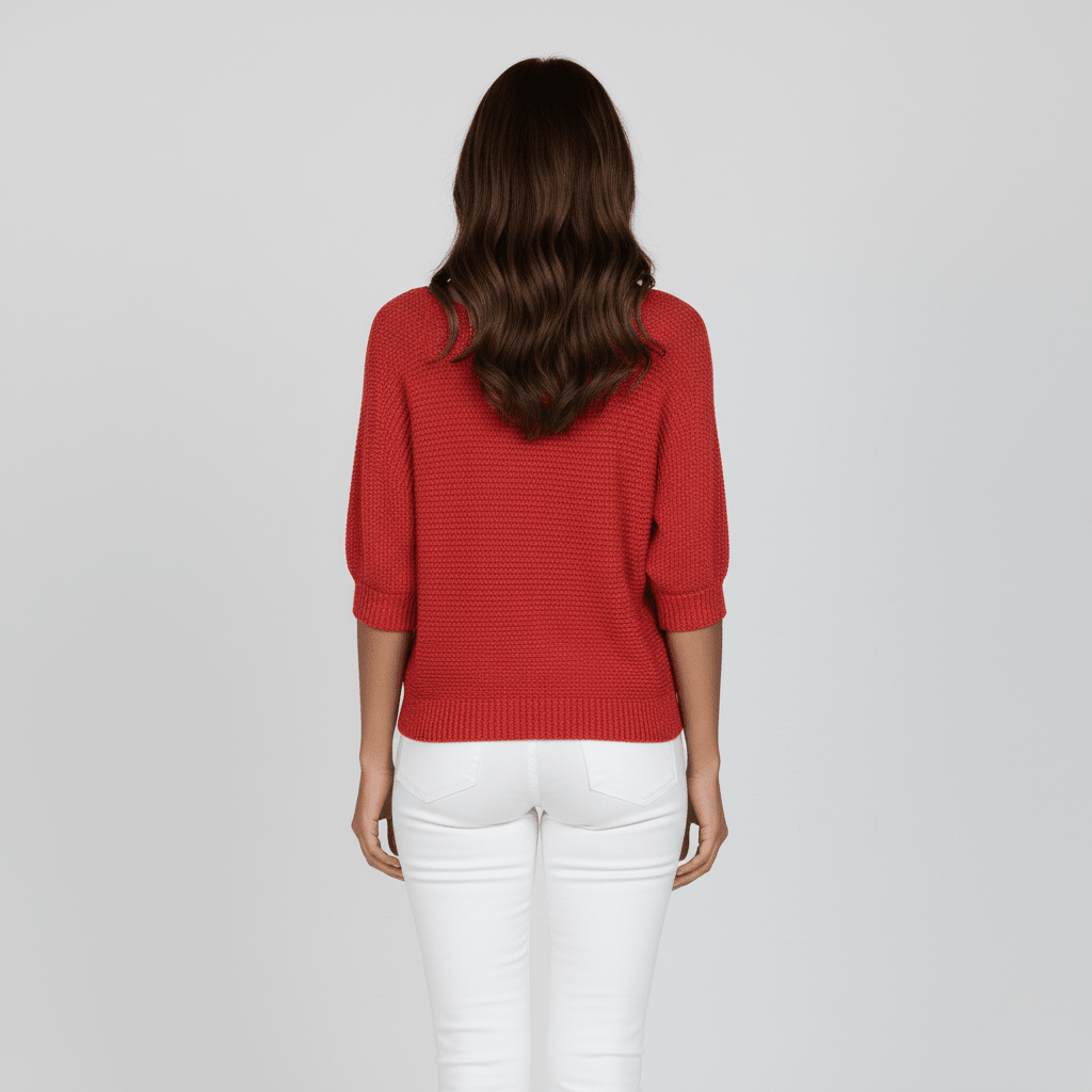 Pull élégant printanier à motif délicat (Femme)