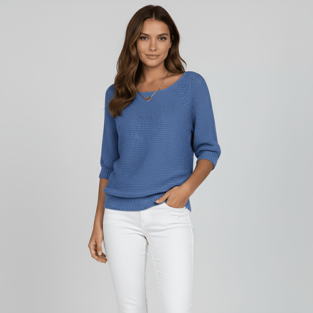 Pull élégant printanier à motif délicat (Femme)