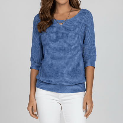 Pull élégant printanier à motif délicat (Femme)