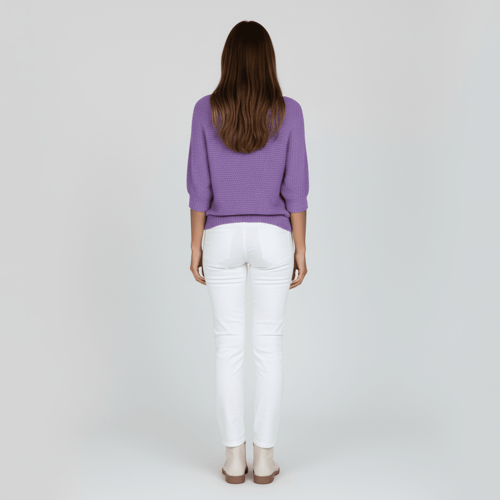 Pull élégant printanier à motif délicat (Femme)