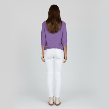 Pull élégant printanier à motif délicat (Femme)