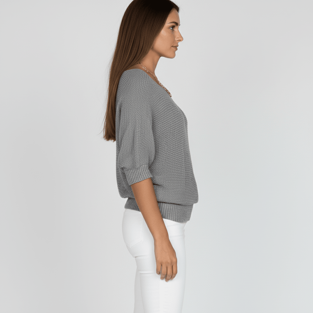 Pull élégant printanier à motif délicat (Femme)