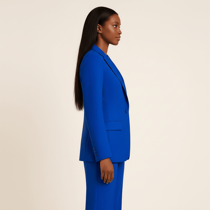 Costume classique printanier avec veste et pantalon (Femme)