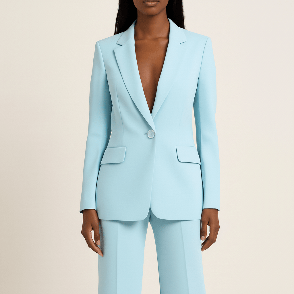 Costume classique printanier avec veste et pantalon (Femme)