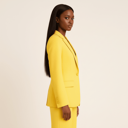 Costume classique printanier avec veste et pantalon (Femme)