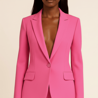 Costume classique printanier avec veste et pantalon (Femme)