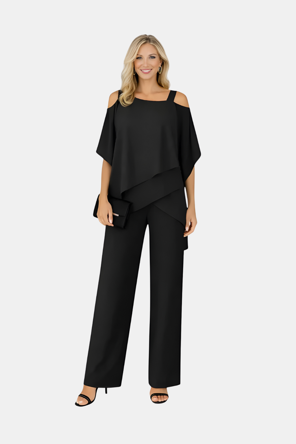 Lente Jumpsuit met Blote Schouders (Dames)