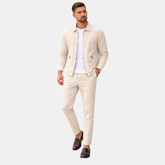 Wiosenny Lekki Komplet Casual Bluza i Spodnie (Męskie)