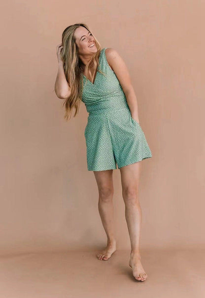 Wiosenny Modelujący Strój Kąpielowy z Szortami (Damski)