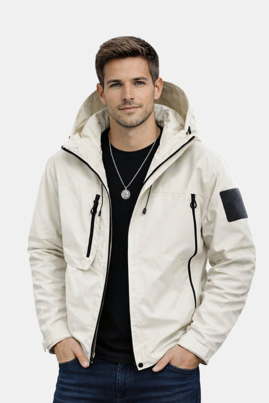 Veste de Sport Imperméable de Printemps avec Capuche (Homme)