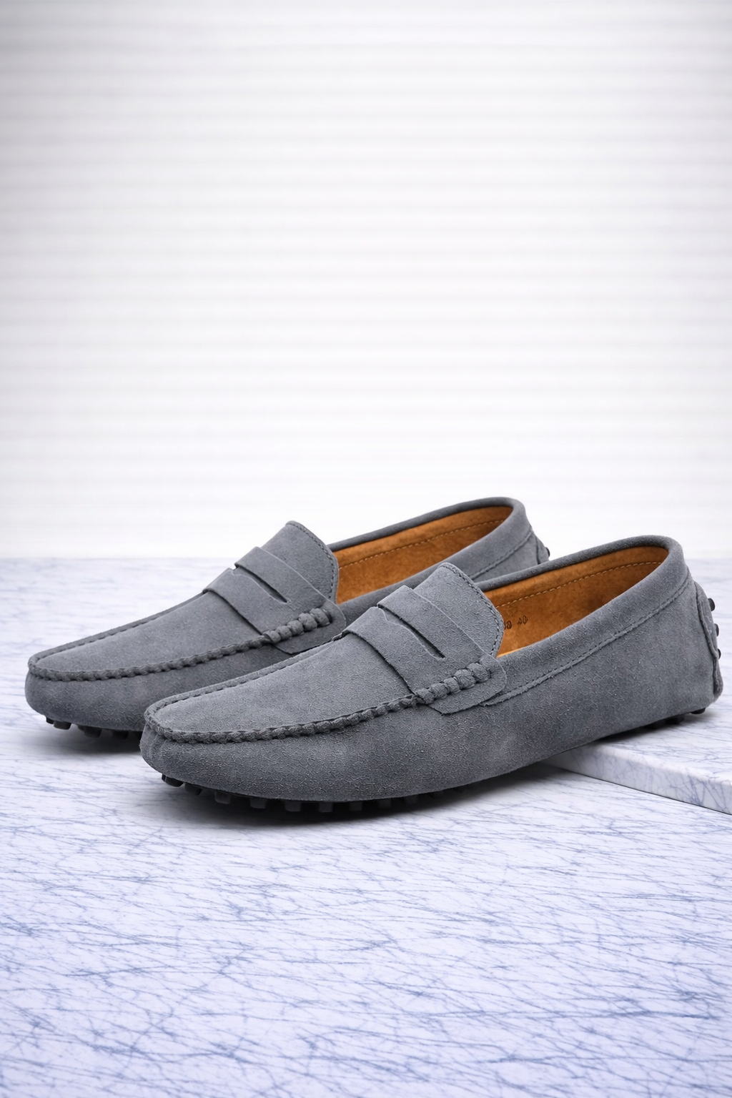 Suède Mocassins in Klassieke Stijl (Heren)