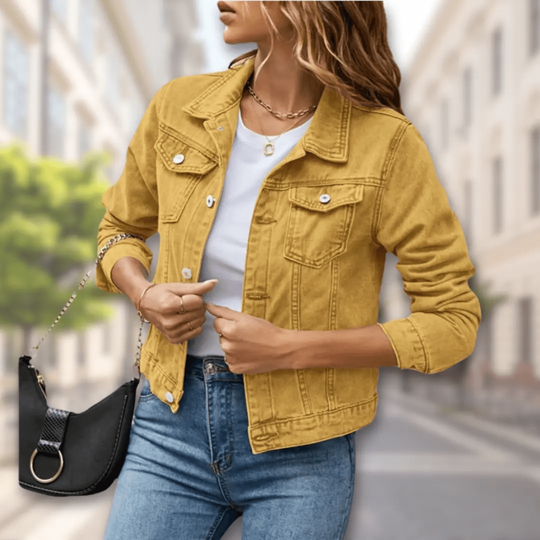 Zimowa Elegancka Kurtka Zapinana na Guziki – Ponadczasowy Styl (Damska)