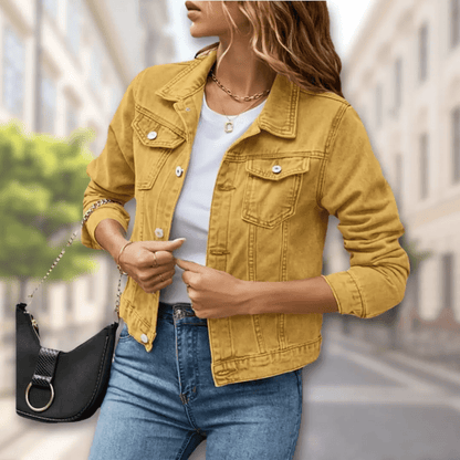 Zimowa Elegancka Kurtka Zapinana na Guziki – Ponadczasowy Styl (Damska)