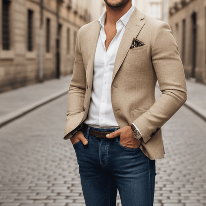 Zimowa Marynarka Slim Fit (Męska)