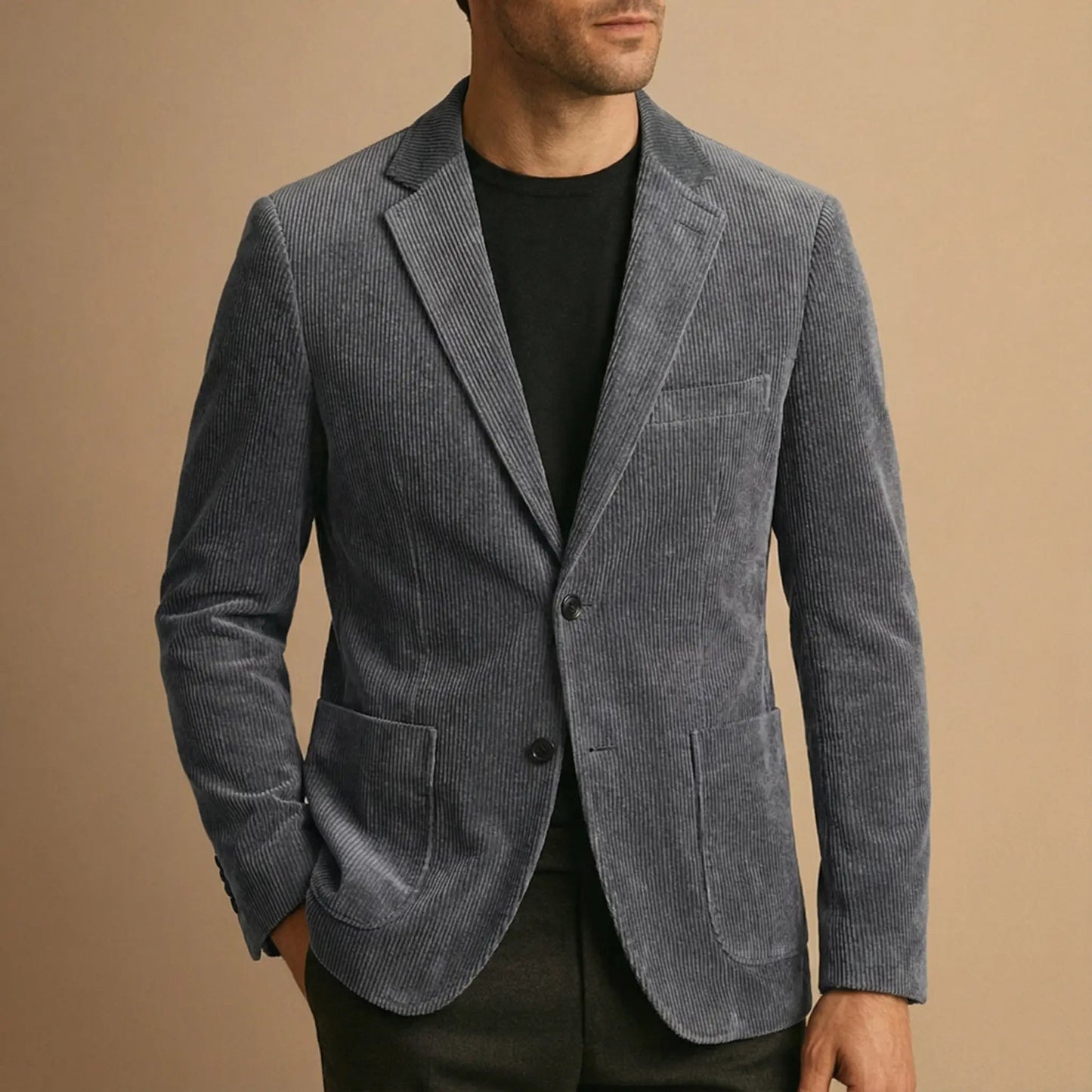 Veste en velours côtelé d'hiver (Homme)