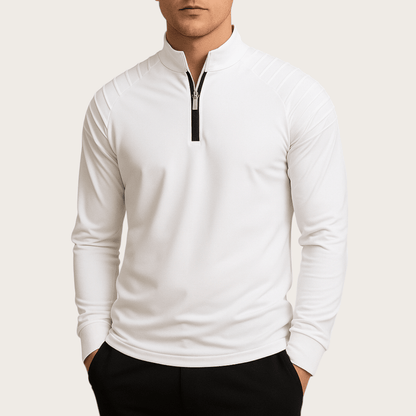 Zimowy Sweter Dzianinowy z Półzamkiem (Męski)