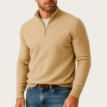 Zimowy Sweter z Półzamkiem (Męski)