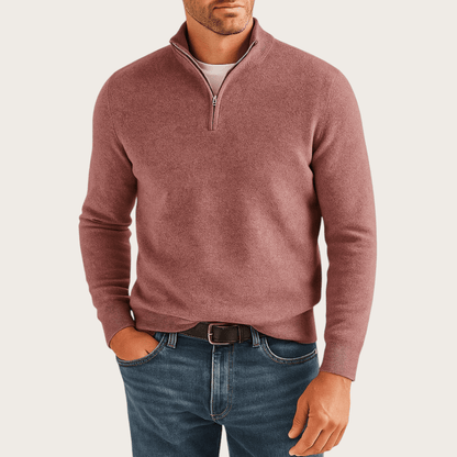 Zimowy Sweter z Półzamkiem (Męski)