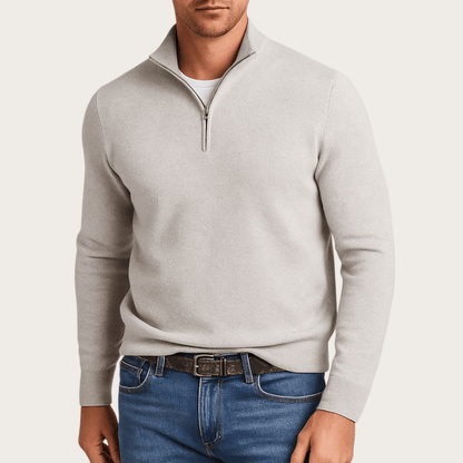 Zimowy Sweter z Półzamkiem (Męski)